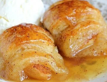 Easy Apple Dumplings with Crescent Roll Dough Recipe