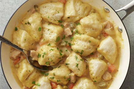 Easy Chicken and Dumplings with Biscuits Recipe