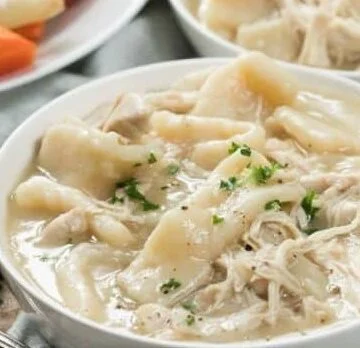 Old Fashioned Chicken and Dumplings