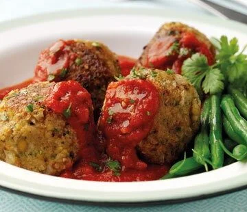 Pan Fried Breaded Dumplings in Tomato Sauce Recipe
