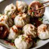 Pan Fried Squid and Chives Dumpling Recipe