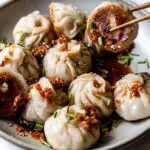 Pan Fried Squid and Chives Dumpling Recipe