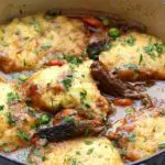 Pork Rib Stew with Sage Cornmeal Dumplings