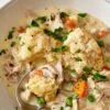 Slow Cooker Creamy Chicken and Dumplings
