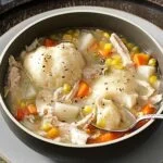 Slow Cooker Turkey Soup with Dumplings Recipe