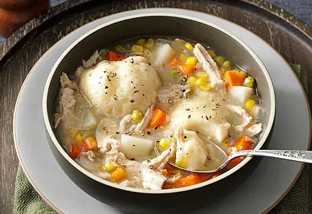 Slow Cooker Turkey Soup with Dumplings Recipe