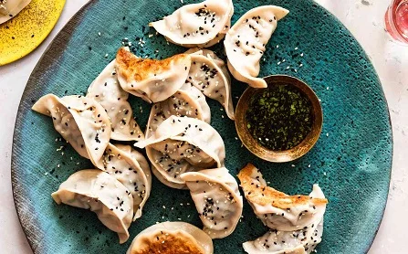 Spring Lamb Pan-Fried Dumplings