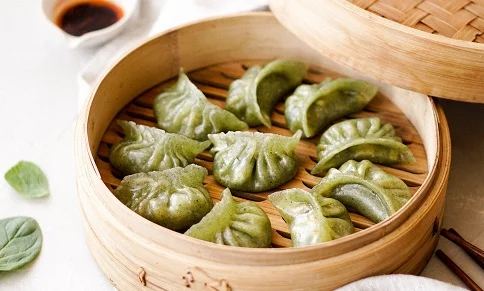 Steamed Spinach Dumplings Recipe