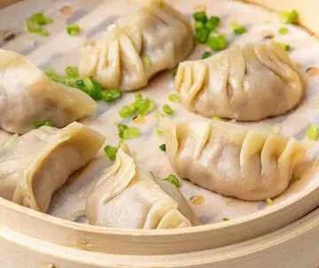 Steamed and Fried Smoked Chicken Dumplings Recipe